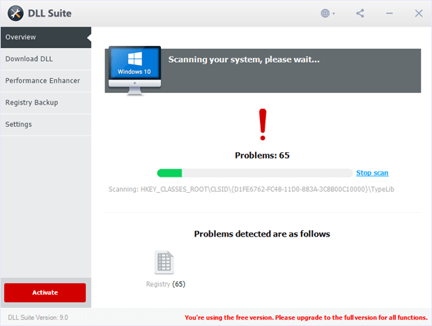 dll suite scaning missing dll files