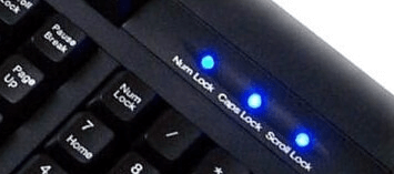 keyboard led notepad