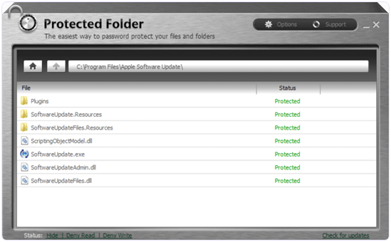 protected folder