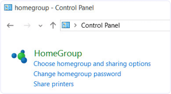 windows homegroup