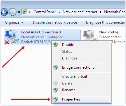 adapter properties