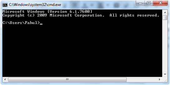 cmd command prompt interface