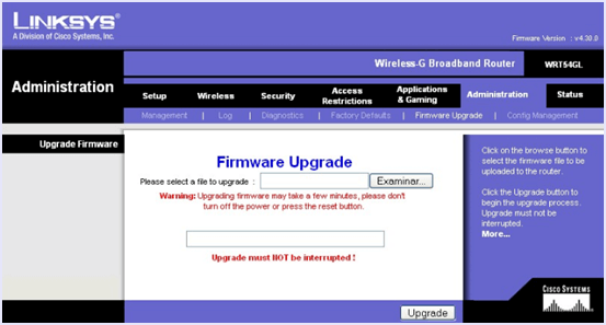 router firmware upgrade