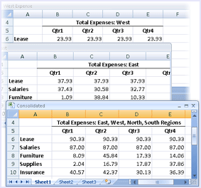 consolidate data excel reduce size
