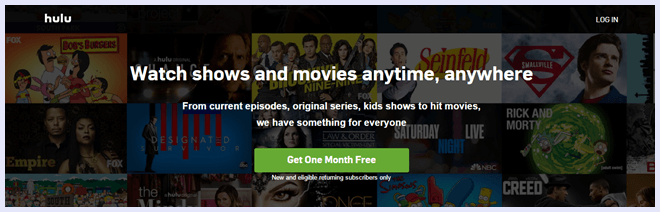 hulu plus video streaming site