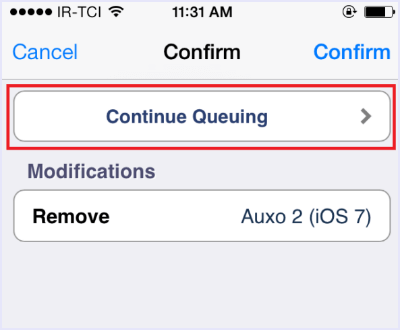 continue queing cydia tweaks