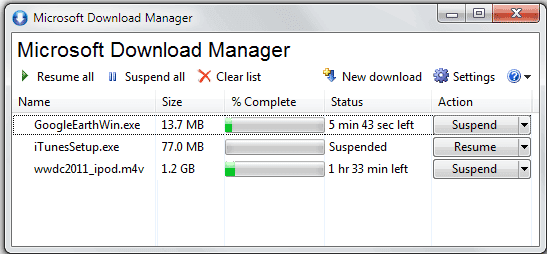 microsoft download manager