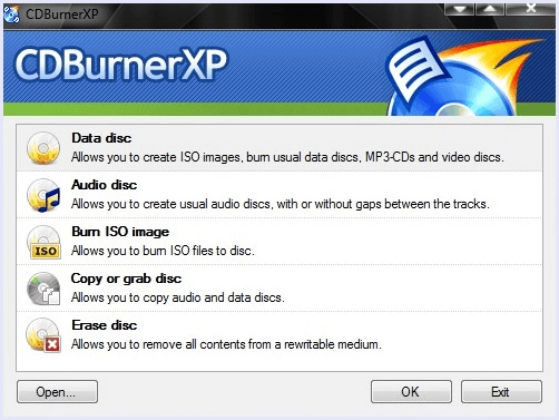 cd burner xp