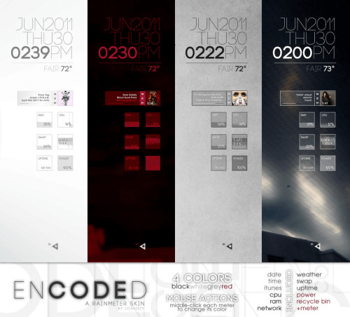 encoded skin rain meter