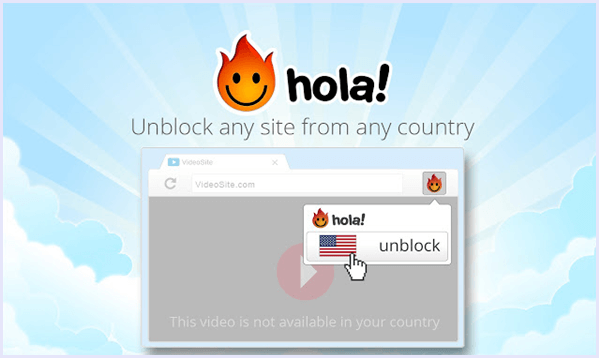 unblock sites hola vpn