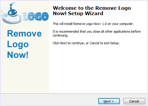 install remove logo now