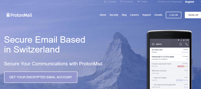 proton encrypted mail