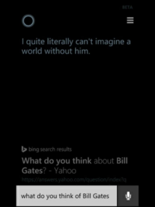 cortana bill gates