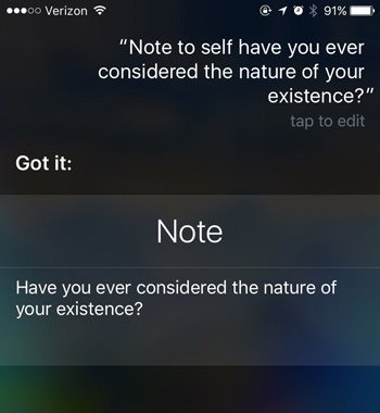 siri make a note