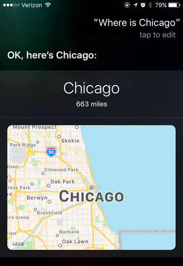 siri navigation