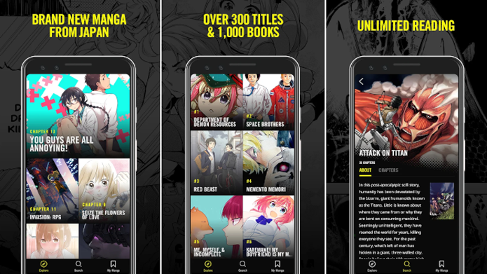 manga apps for android mangamo