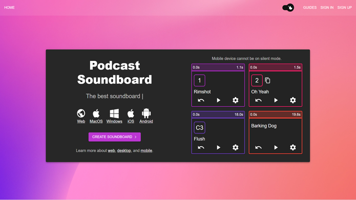 best soundboard for discord podcast